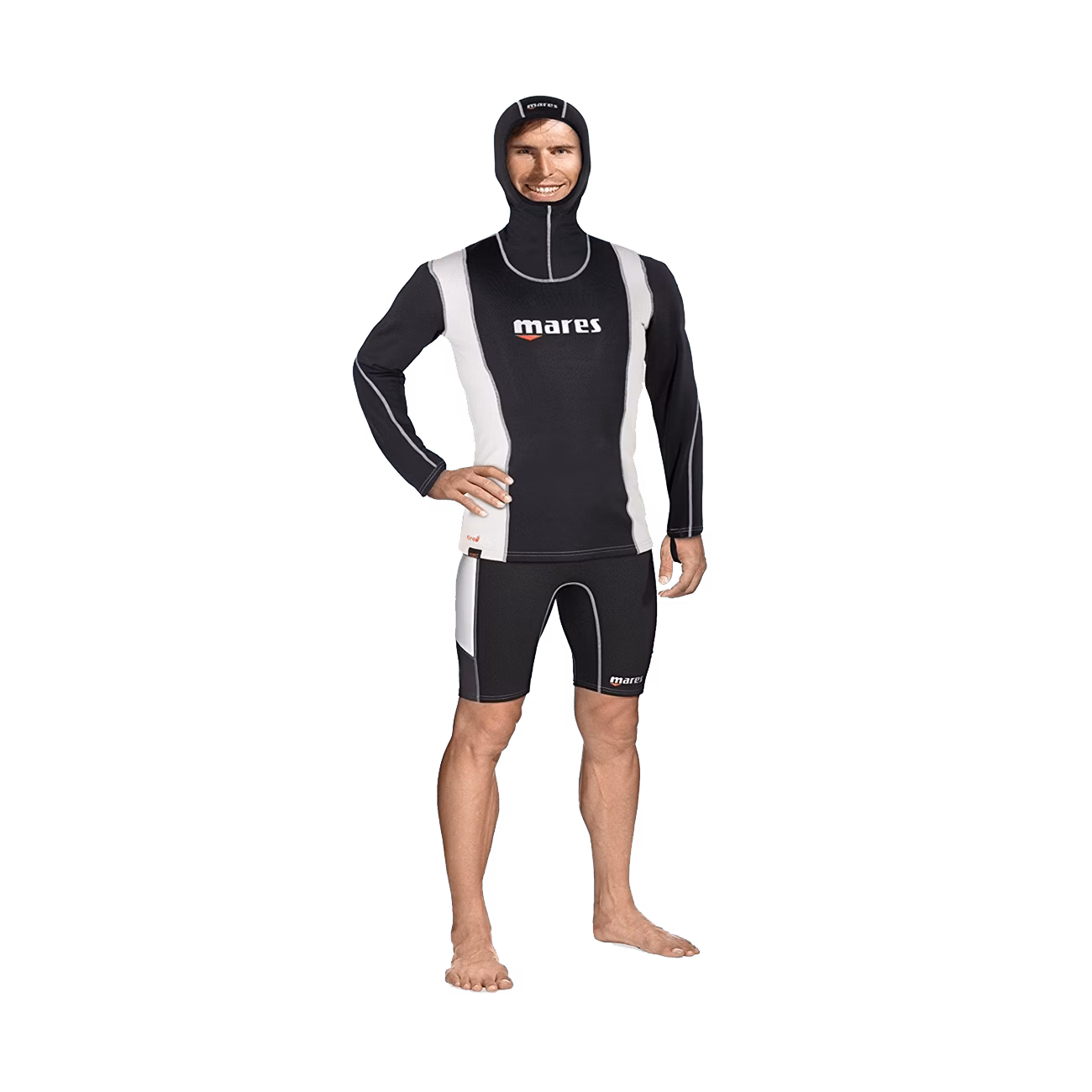 Mares Fire Skin Long Sleeve With Hood | Mares Rashguards | Mares Singapore