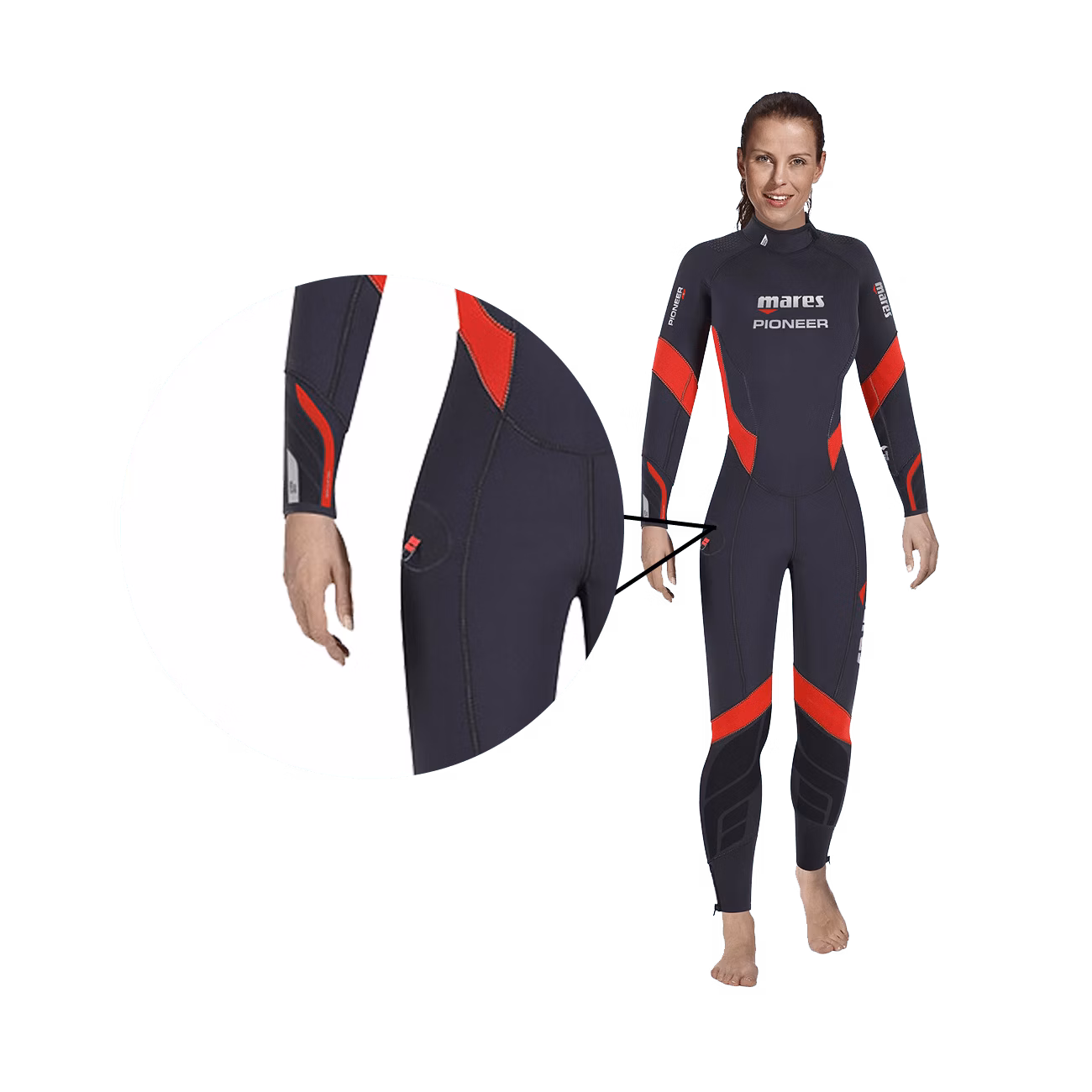 Mares Pioneer 5mm - She Dives Wetsuit - Image 2