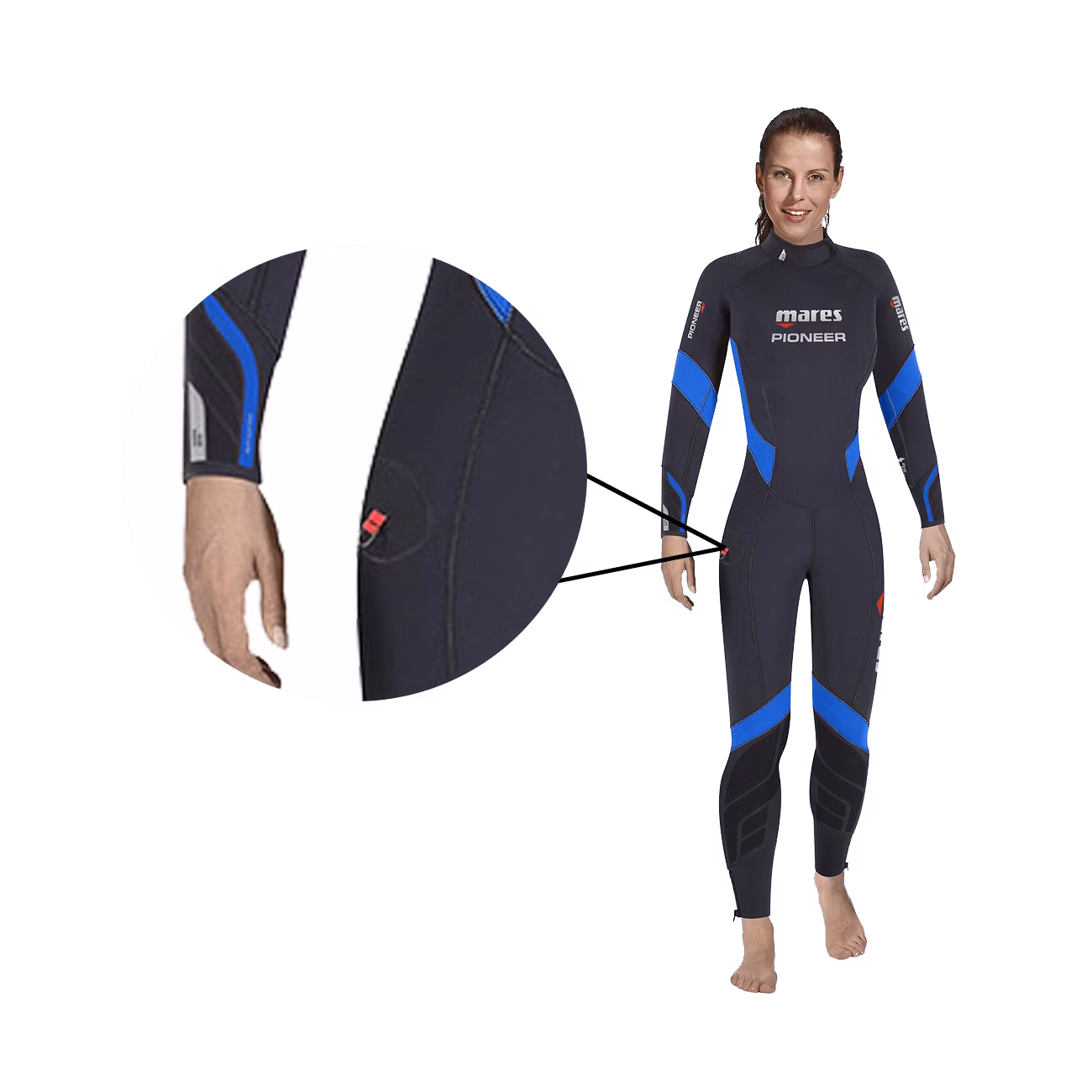 Mares Pioneer 7mm - She Dives Wetsuit - Image 2